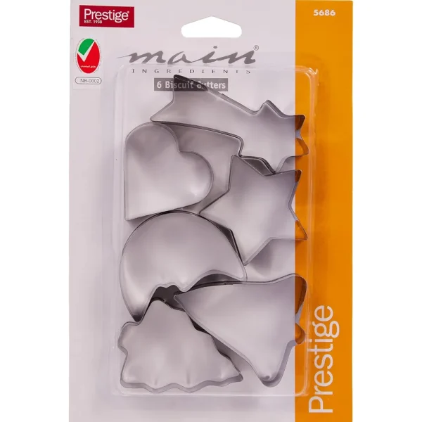 Prestige 6Pcs Biscuit Cutters