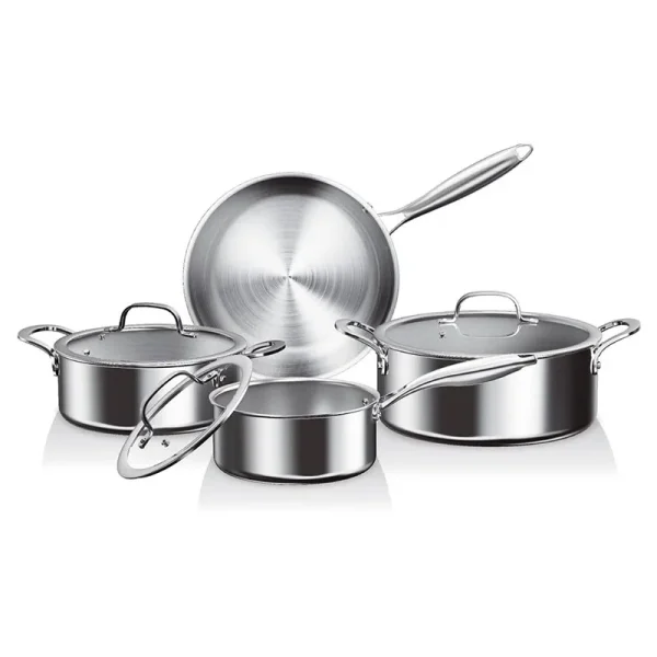 Prestige Tri Ply SS 7Pcs Cookware Set